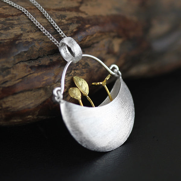 Silver Stems - Pendant