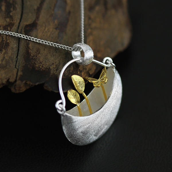 Silver Stems - Pendant