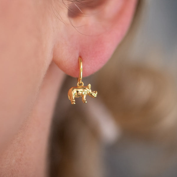Animal Frenzy - Rhino Earring