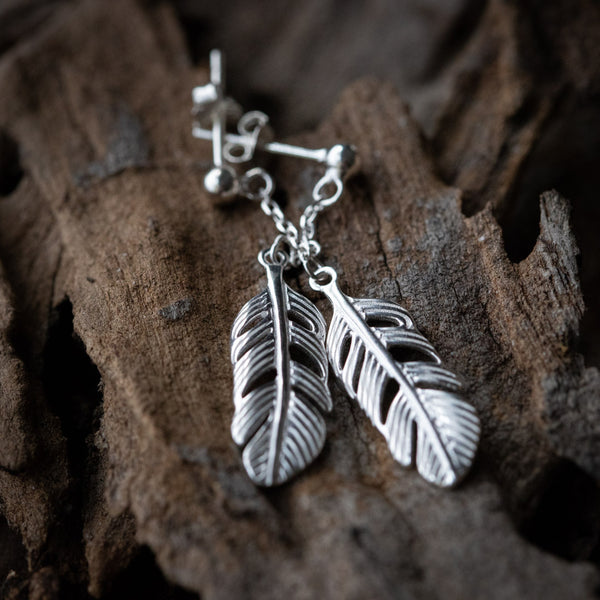 Flight - Feather Earrings