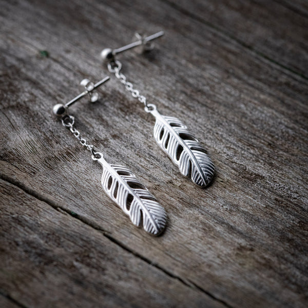 Flight - Feather Earrings