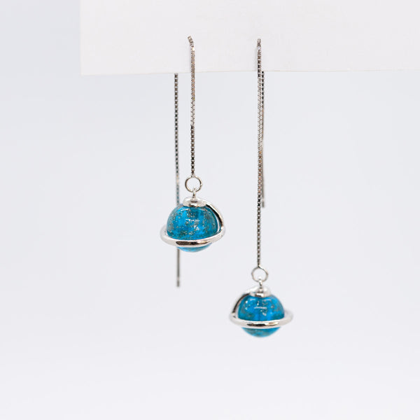 Blue Saturn - Earring