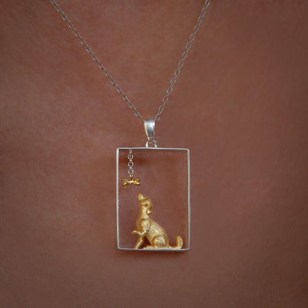 Old Dog & Bone - Pendant