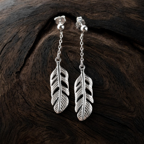 Flight - Feather Earrings