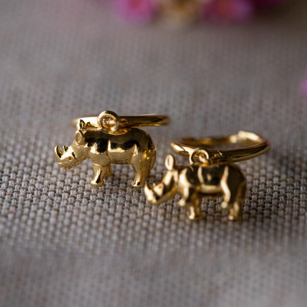 Animal Frenzy - Rhino Earring
