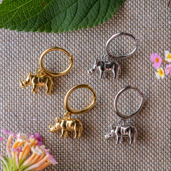 Animal Frenzy - Rhino Earring