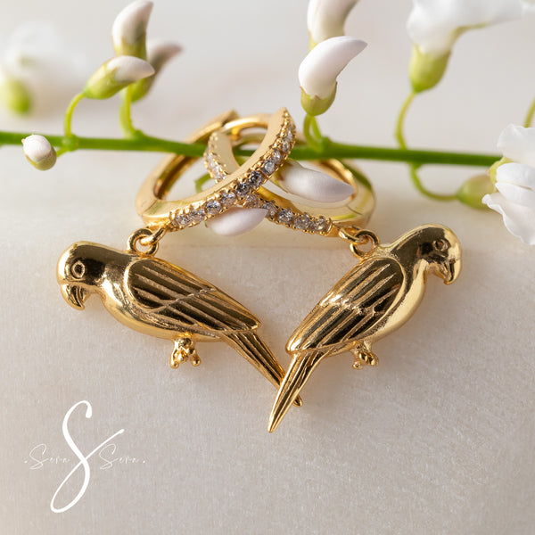 Animal Frenzy Parrot Earring