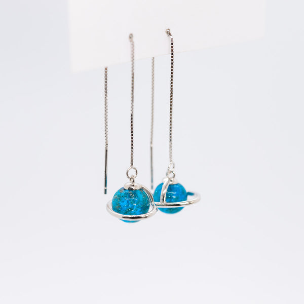 Blue Saturn - Earring