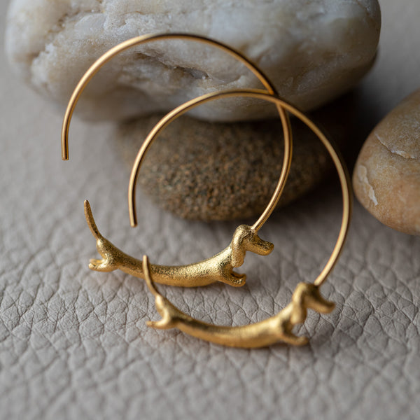 Dacshund Earrings -Sera Sera