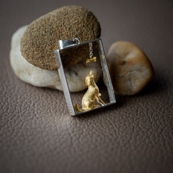 Old Dog & Bone - Pendant