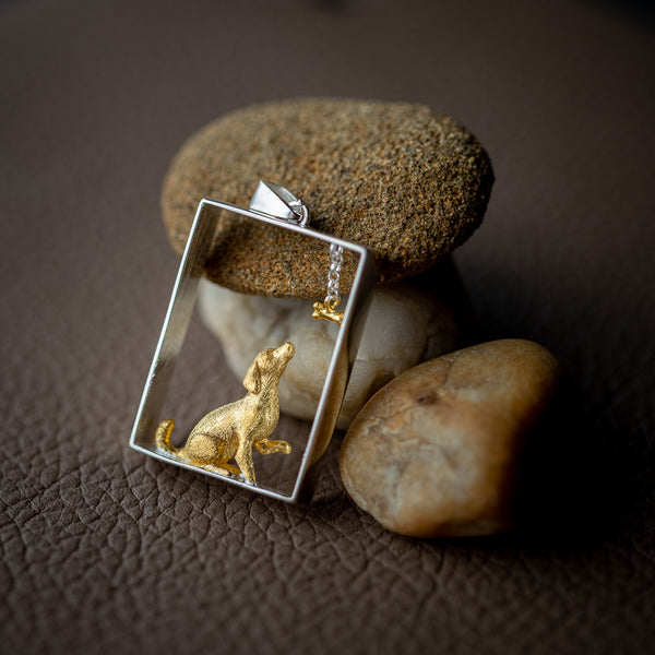 Old Dog & Bone - Pendant