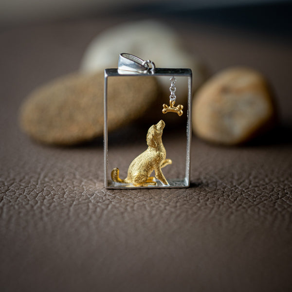 Old Dog & Bone - Pendant
