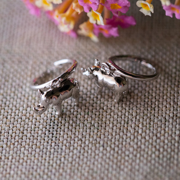 Animal Frenzy - Rhino Earring