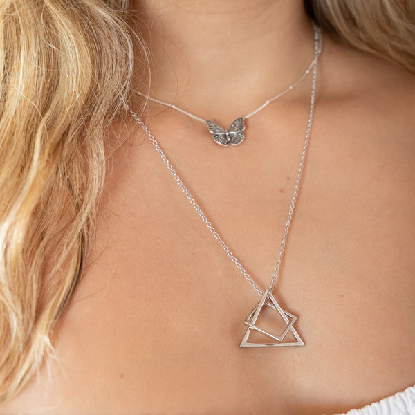 sera sera -jewellery- Bermuda necklace - shimmer in silver collectioner