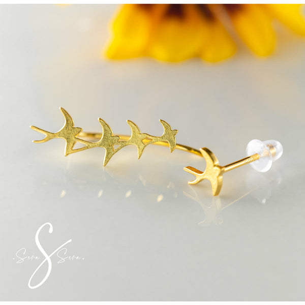 Flock and Solo - Bird Earring