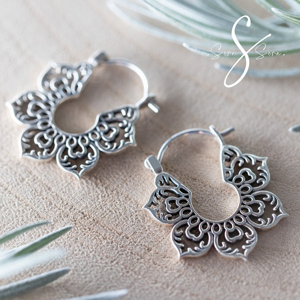Floating Garden - Hoop Earring