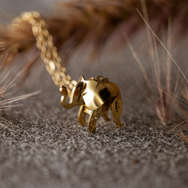 Mikumi Elephant Necklace -