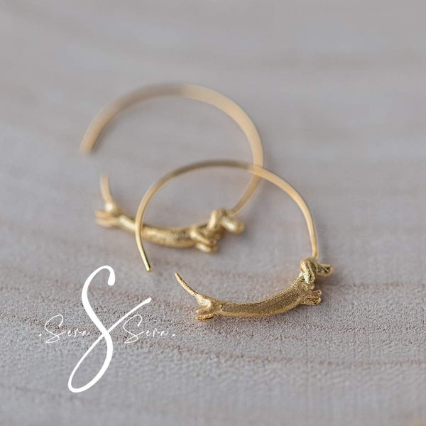 Momo - Dachshund Earring