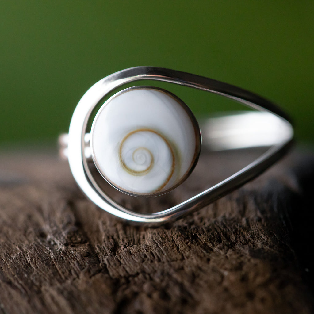 Shiva deals shell ring